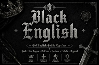 Creative Uses for Black English Fonts in Design