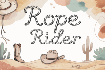 Rope Rider Font: Creative Typography Projects
