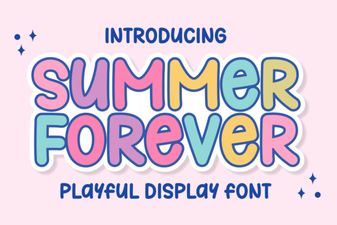 Font for Summer Projects and Creative Designs