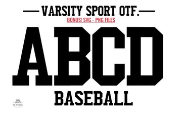 Army Fonts for Bold Varsity Sport Graphics