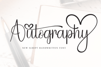 Creative Script: Unleash Your Style with Autography Font