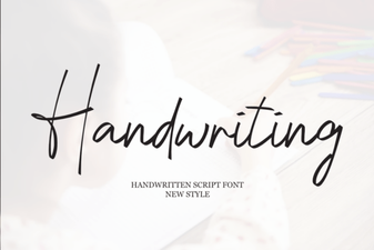 Crafting with Handwriting Fonts for Creative Projects