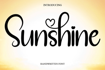 Sunshine Font: Free, Creative Typography Resources